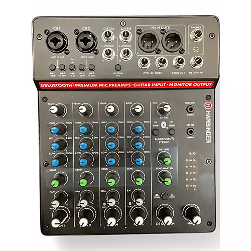 Used Harbinger LV8 Unpowered Mixer