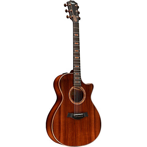 Taylor Custom Redwood-Figured Hawaiian Koa Grand Concert Acoustic-Electric Guitar Shaded Edge Burst
