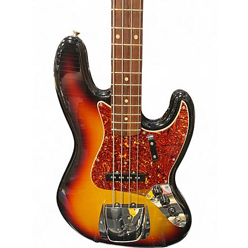 Used 2002 Fender 1964 JAZZ BASS NOS 3 Color Sunburst Electric Bass Guitar 3 Color Sunburst