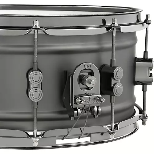 PDP by DW Concept Series Gun Metal Over Steel Snare Drum With Black Nickel Hardware 14 x 6.5 in.