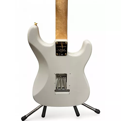 Used 2022 Fender FENDER LEFT HANDED CUSTOM SHOP STRAT Vintage White Electric Guitar Vintage White