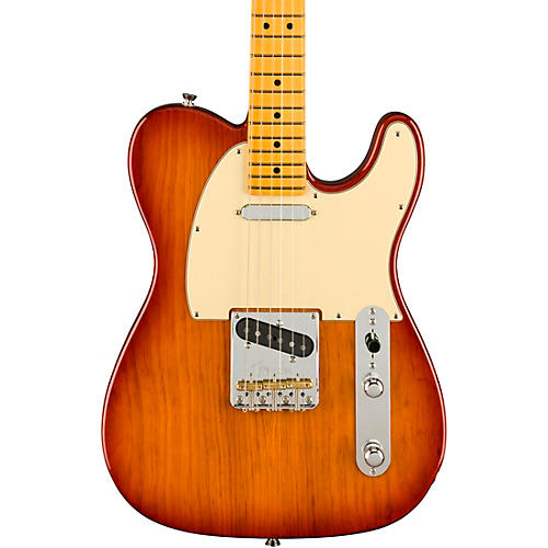 Fender American Professional II Roasted Pine Telecaster Electric Guitar Sienna Sunburst