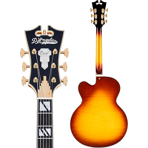 D'Angelico Excel EXL-1 Hollowbody Electric Guitar Dark Iced Tea Burst