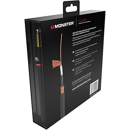 Monster Cable Prolink Monster Bass Instrument Cable 21 ft. Black
