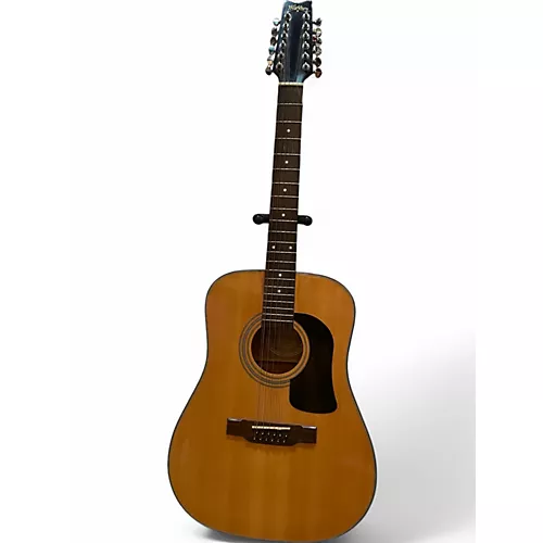 Used Washburn D12 S12 Natural 12 String Acoustic Guitar Natural