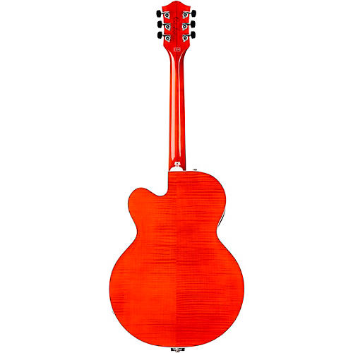 Gretsch Guitars G6120TFM-BSNV Brian Setzer Signature Nashville With Bigsby and Flame Maple Orange Stain