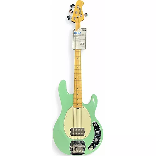 Used Sterling by Music Man Sub 4 Seafoam Green Electric Bass Guitar Seafoam Green