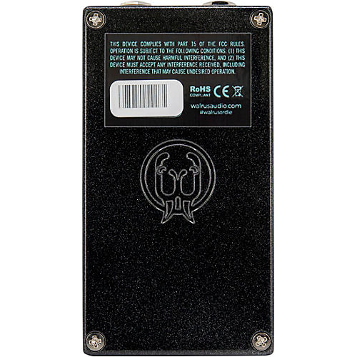 Walrus Audio Fathom Multi-Function Reverb Luna Series v2 Effects Pedal Metallic Black