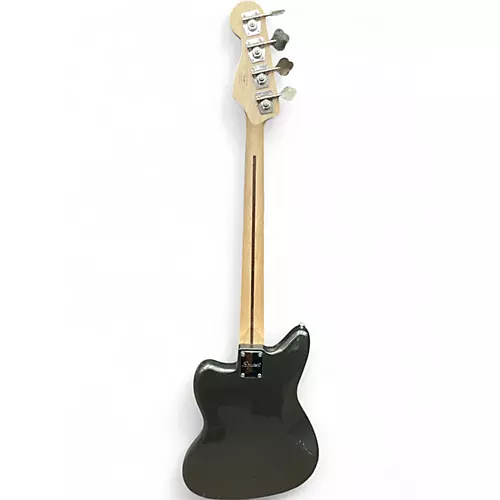 Used Squier Affinity Series Jaguar Bass H Charcoal Frost Metallic Electric Bass Guitar Charcoal Frost Metallic
