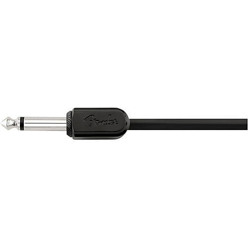 Fender Blockchain Straight to Angle Patch Cables, 3-Pack 2 ft. Black