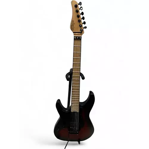 Used Schecter Guitar Research Miles Dimitri Crimson Red Burst Electric Guitar Crimson Red Burst