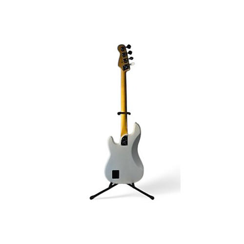 Used Fender American Ultra Precision Bass Platinum Electric Bass Guitar Platinum