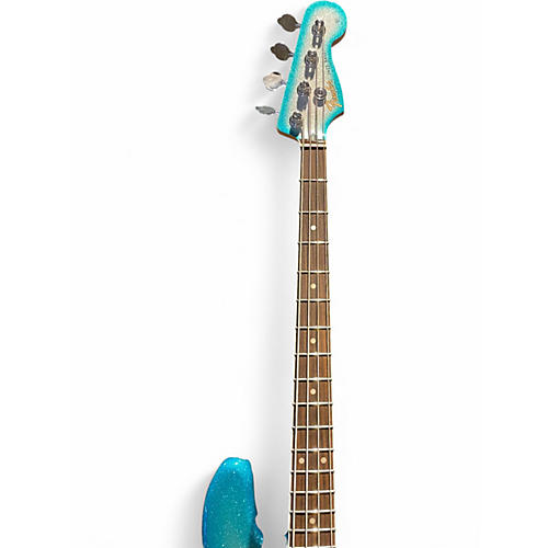 Used 2020s Fender Blu det Sky Burst Sparkle Electric Bass Guitar Sky Burst Sparkle