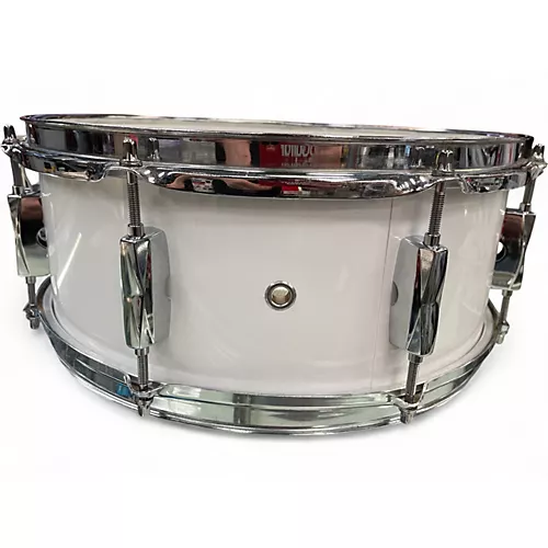 Used Pearl 14X5.5 EXPORT SNARE White Drum White 211