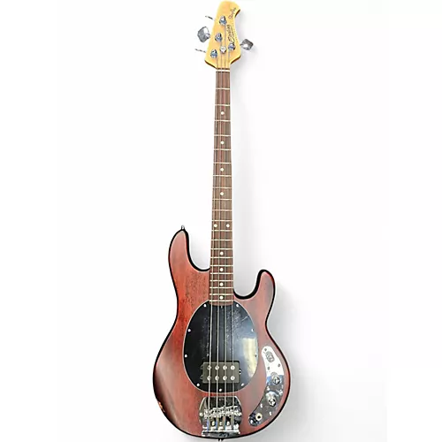Used Sterling by Music Man Sting Ray Worn Cherry Electric Bass Guitar Worn Cherry