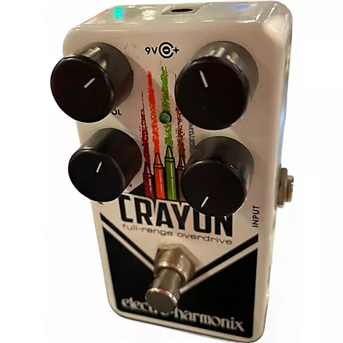 Used Electro-Harmonix Crayon Full Range Overdrive Effect Pedal