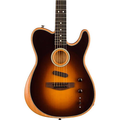 Fender Acoustasonic Player Telecaster Acoustic-Electric Guitar Brushed Black