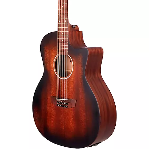 D'Angelico Premier Series Fulton LS 12-String Cutaway Grand Auditorium Acoustic-Electric Guitar Aged Mahogany