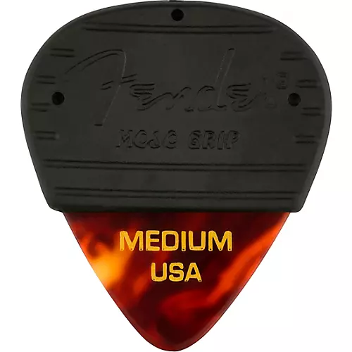 Fender Mojo Grip 351 Guitar Picks (3-Pack) Tortoise Shell Medium