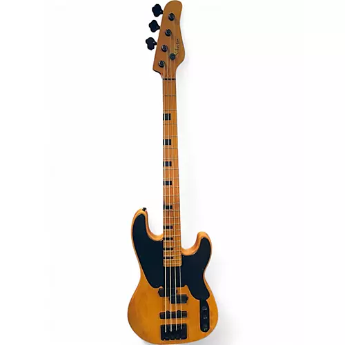 Used Schecter Guitar Research Model T NATURAL Electric Bass Guitar NATURAL