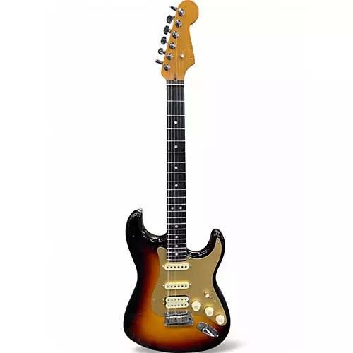 Used 2023 Fender American Ultra Stratocaster II 3 Color Sunburst Solid Body Electric Guitar 3 Color Sunburst