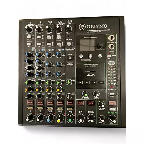 Used Mackie onyx8 Unpowered Mixer