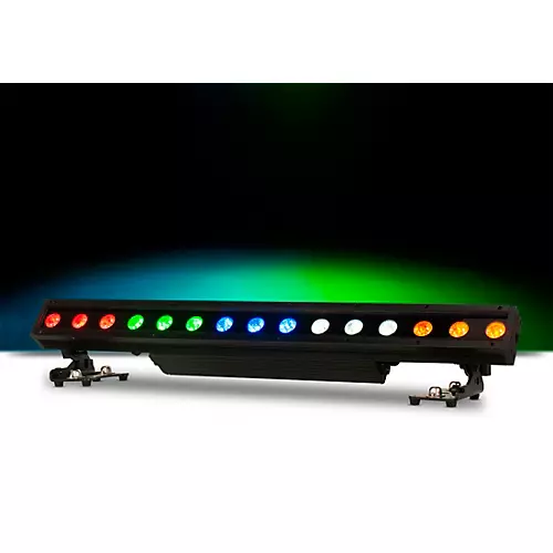 American DJ 15 Hex Bar IP A High output 15x12 Watt Hex (RGBAW+UV) wash bar IP65 rated for indoor and outdoor use, Metal Housing