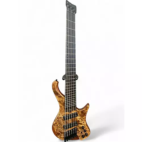 Used 2024 Ibanez ehb1506ms Natural Electric Bass Guitar Natural