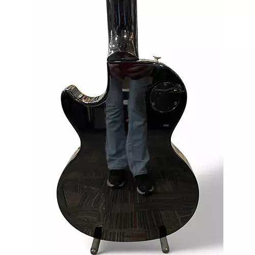Used Gibson Les Paul Classic Black Solid Body Electric Guitar Black