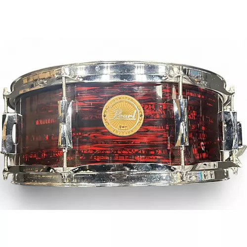 Used Pearl 5.5X14 sST limited edition strata red Drum strata red 10