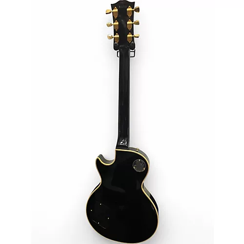 Used 2022 Gibson 1968 Les Paul Custom Reissue Ebony Solid Body Electric Guitar Ebony
