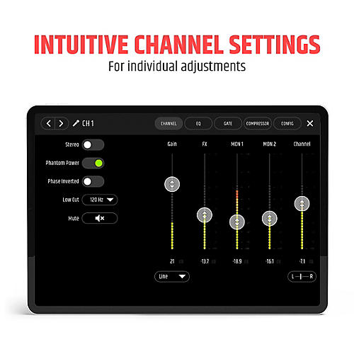 LD Systems LD Systems MAUI 28 G3 MIX Portable Cardioid Column PA System With Digital Mixer, Black