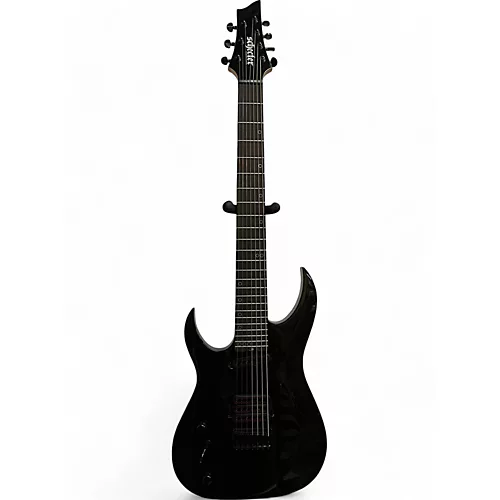 Used Schecter Guitar Research Left Handed Sunset Triad 7-String Gloss Black Electric Guitar Gloss Black