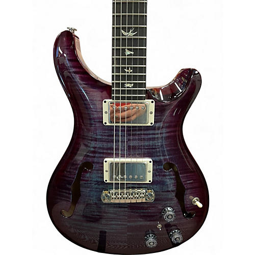 Used 2021 PRS Hollowbody II Piezo Charcoal Violet Burst Hollow Body Electric Guitar Charcoal Violet Burst