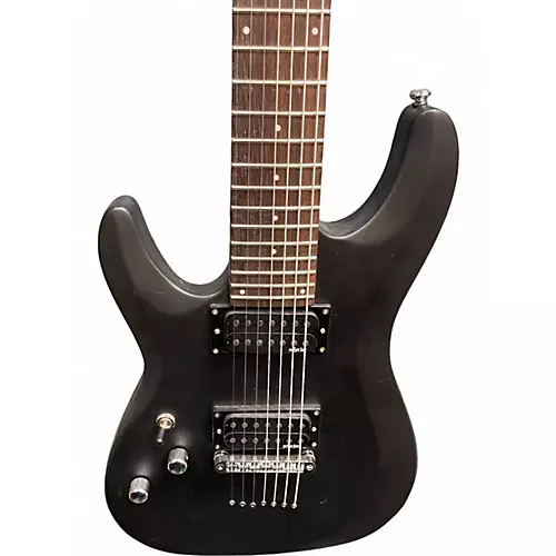 Used Schecter Guitar Research Diamond Series C7 Deluxe Flat Black Electric Guitar Flat Black