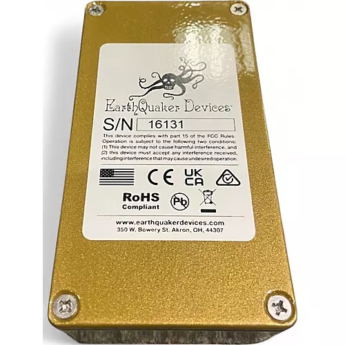 Used 2020s EarthQuaker Devices Hoof Germanium/Silicon Hybrid Fuzz Effect Pedal