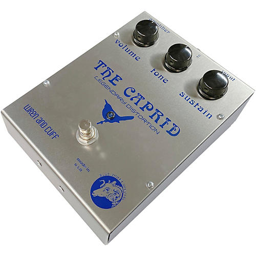 Wren And Cuff Caprid Special Distortion Effects Pedal Blue and Violet