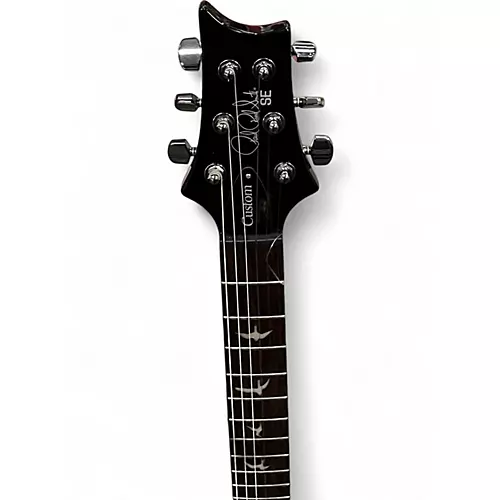 Used PRS SE Custom 24 black gold sunburst Solid Body Electric Guitar black gold sunburst