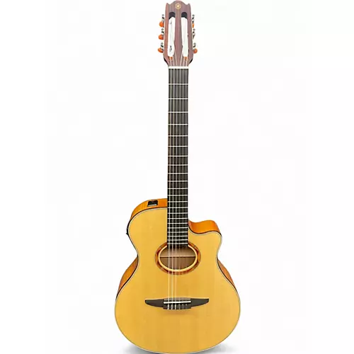 Used Yamaha NTX900FM Natural Classical Acoustic Electric Guitar Natural