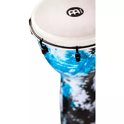 MEINL Alpine Series Synthetic Djembe 10 in. Galactic Blue Tie Dye