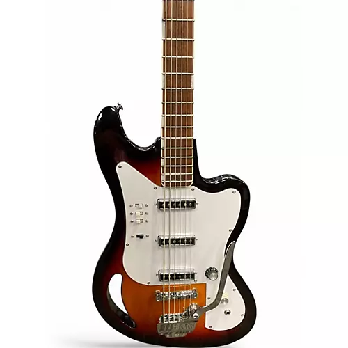 Used Eastwood TB64 3 Tone Sunburst Solid Body Electric Guitar 3 Tone Sunburst