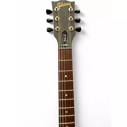 Used Gibson SGJ Low Gloss Chocolate Solid Body Electric Guitar Low Gloss Chocolate