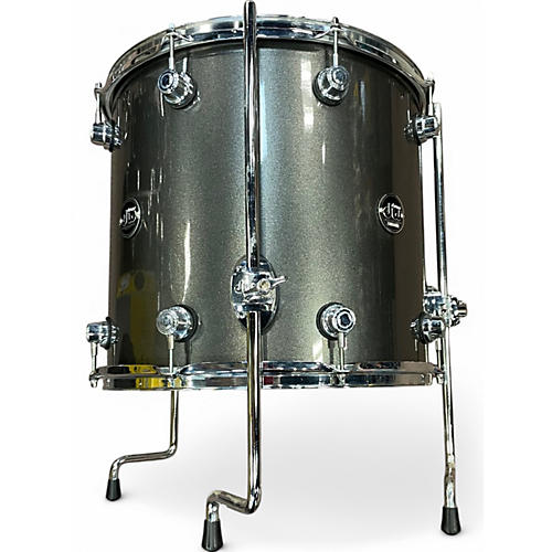 Used DW 4 Piece Performance Series Gunmetal Gray Drum Kit Gunmetal Gray