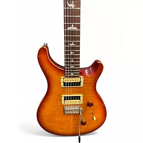 Used PRS SE Custom 24 Tobacco Sunburst Solid Body Electric Guitar Tobacco Sunburst