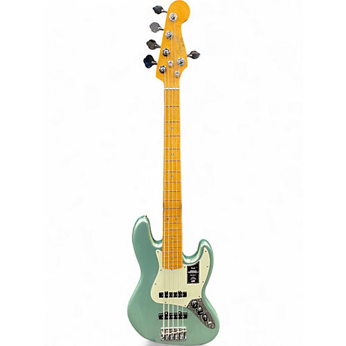 Used Fender American Professional II Jazz Bass Surf Green Electric Bass Guitar Surf Green