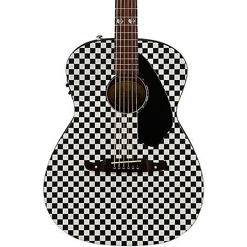 Fender Tim Armstrong Signature Hellcat Acoustic-Electric Guitar Checkerboard