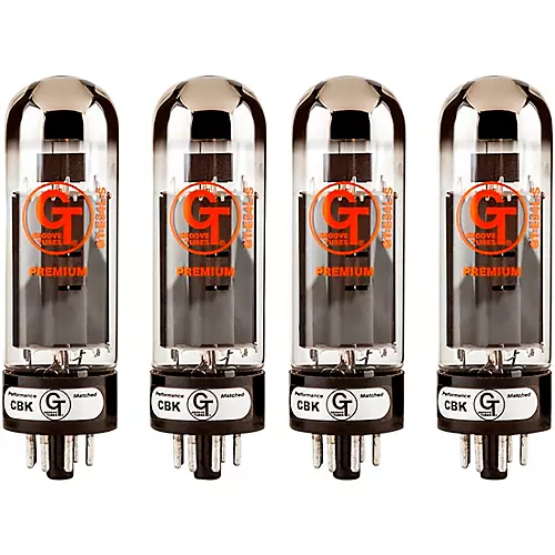 Groove Tubes Gold Series GT-E34L-S Matched Power Tubes Medium (4-7 GT Rating) Quartet