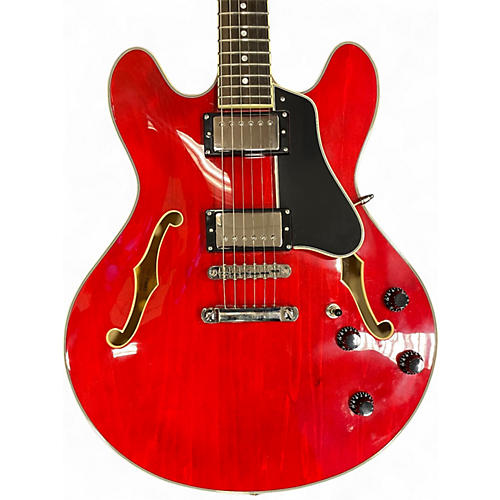 Used Eastman T386 Red Hollow Body Electric Guitar Red