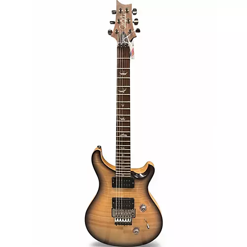 Used 2022 PRS Custom 24 Floyd Rose Wood Library Natural Smoke Burst Solid Body Electric Guitar Natural Smoke Burst