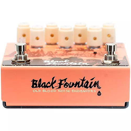 Old Blood Noise Endeavors Black Fountain Stereo Delay Effects Pedal Terracotta